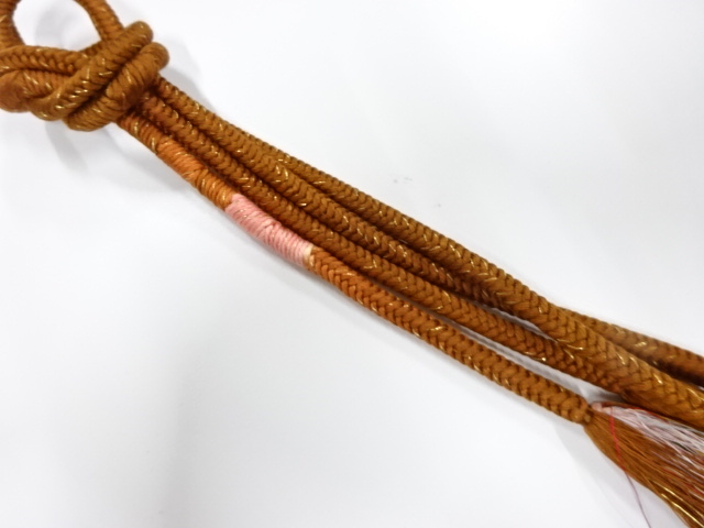 正絹　手組帯締め